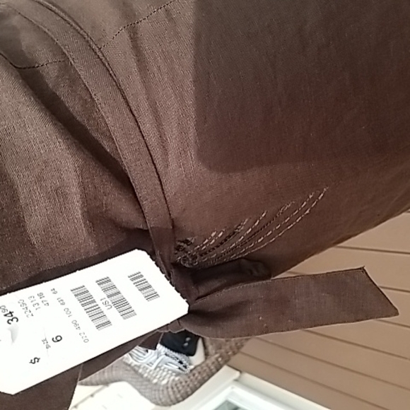 H&M Halter Linen Faux wrap Dress - Picture 4 of 6